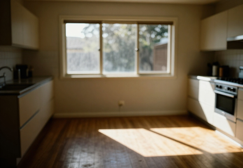 Clean, pest-free kitchen after insect control treatment