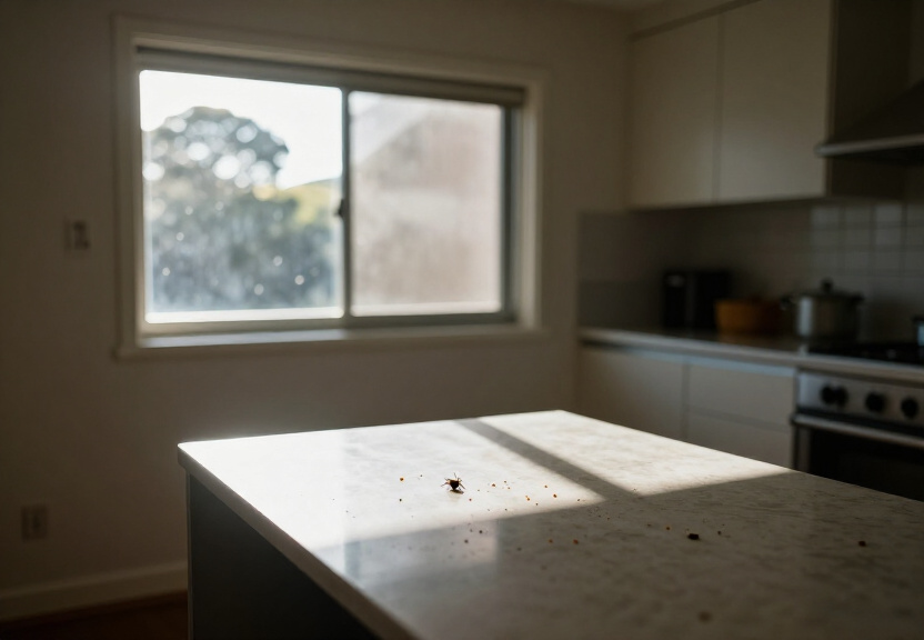 Ants and other insects in a residential apartment storage area